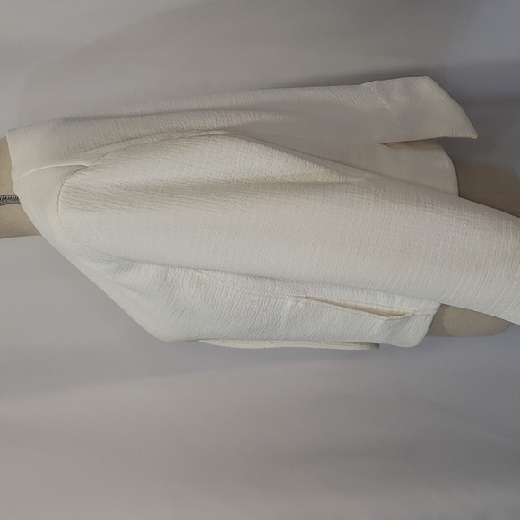 LORD & TAYLOR Moto Blazer Unique Composition Leather "Like" Vegan - Picture 5 of 11